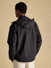 Joules Ayston Black Lightweight Waterproof Coat - Image 2 of 6