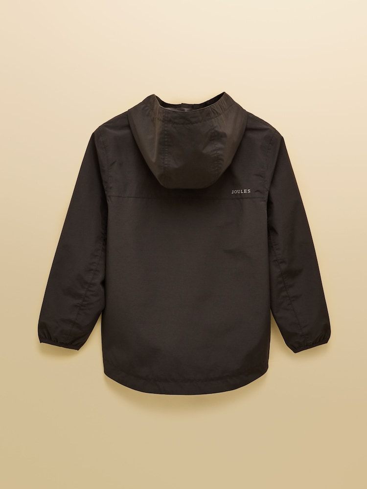 Joules Ayston Black Lightweight Waterproof Coat - Image 2 of 5 Joules Ayston Black Lightweight Waterproof Coat - Image 2 of 5
