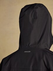 Joules Ayston Black Lightweight Waterproof Coat - Image 6 of 6