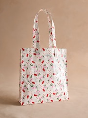 Cath Kidston Ecru Cherry Large Book Bag - Image 1 of 3