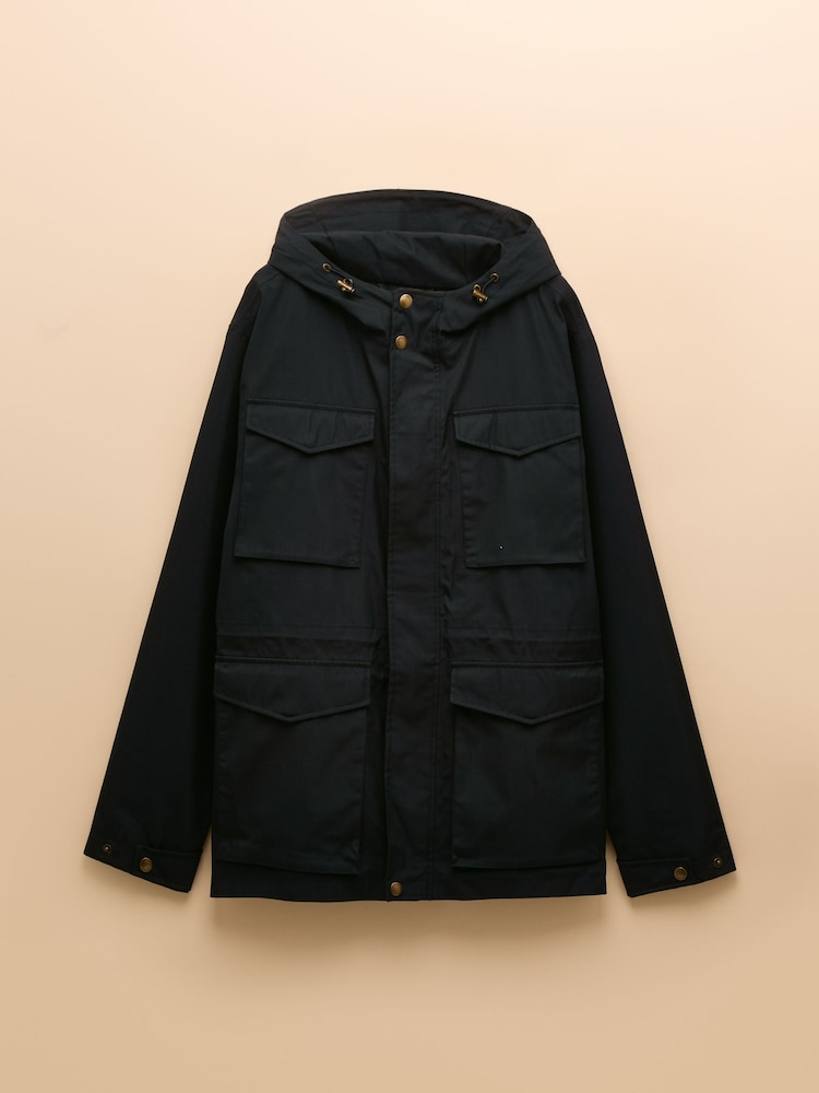 Joules Portman Navy Waterproof Raincoat - Image 10 of 10
