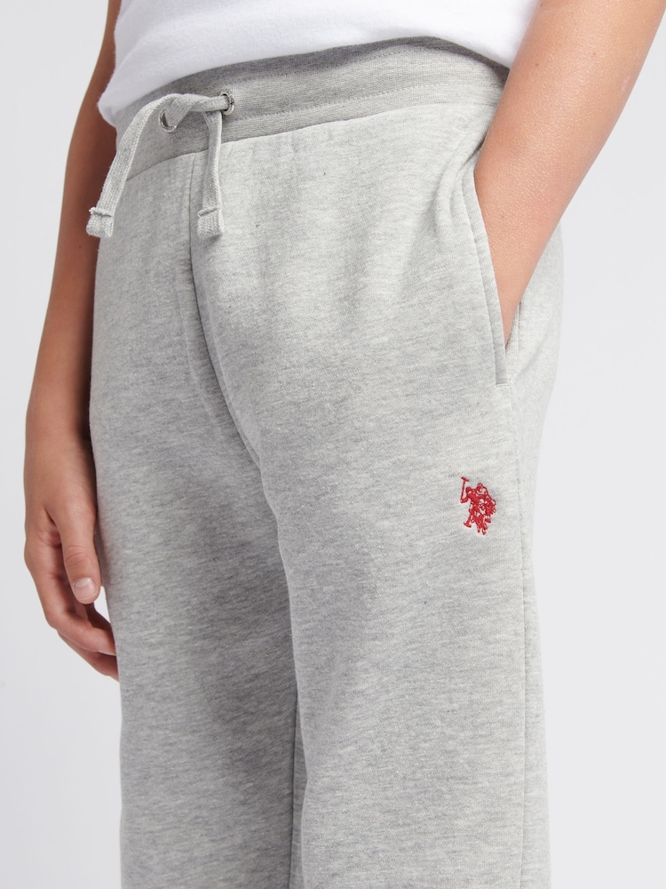 U.S. Polo Assn Grey U.S. Polo Assn. Boys Arch Sweatshirt and Joggers Set - Image 4 of 12