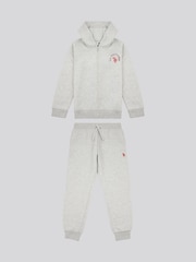 U.S. Polo Assn. Grey Boys Arch Zip Hoodie and Joggers Set - Image 1 of 5