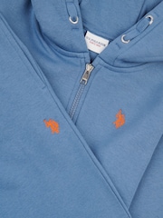 U.S. Polo Assn. Blue Boys Double Horsemen Zip Hoodie and Joggers Set - Image 6 of 8