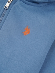 U.S. Polo Assn. Blue Boys Double Horsemen Zip Hoodie and Joggers Set - Image 7 of 8