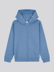 U.S. Polo Assn. Blue Boys Double Horsemen Zip Hoodie and Joggers Set - Image 5 of 8