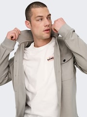 Camisa oversized de manga comprida Only & Sons - Imagem 5 de 8