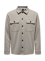 Camisa oversized de manga comprida Only & Sons - Imagem 7 de 8