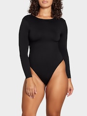 Heist Softskin The Scoop Back Black Bodysuit - Image 1 of 5