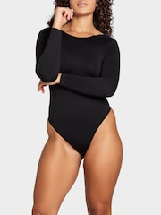 Heist Softskin The Scoop Back Black Bodysuit - Image 3 of 5