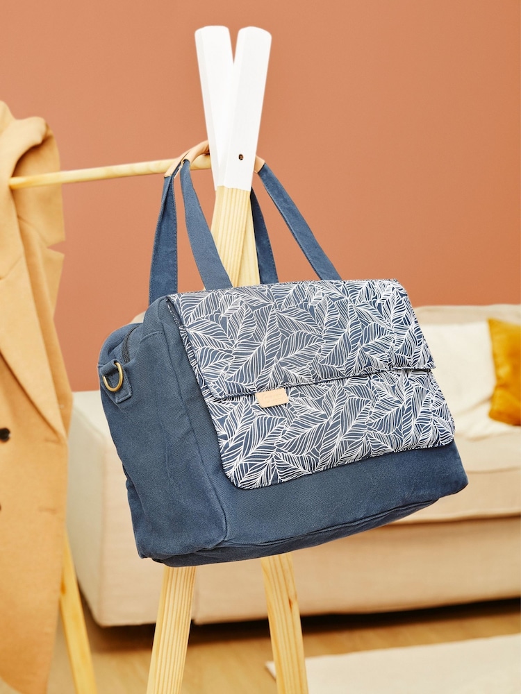Babymoov Blue Day to Day Multi Functional 2-in-1 Changing 100% Cotton Bag - Image 1 of 6