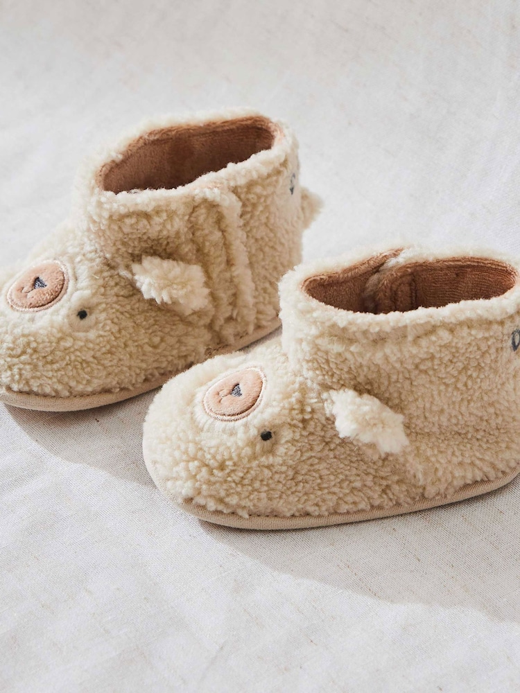 My 1st Years Personalised Bear Borg Brown Boots - Image 1 of 5