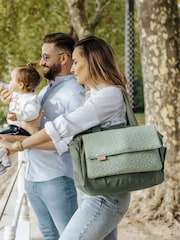 Babymoov Green Day to Day Multi Functional 2-in-1 Changing 100% Cotton Bag - Image 1 of 6