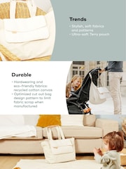 Babymoov White Tote Multi Functional 2 in 1 Changing Bag - Image 3 of 6