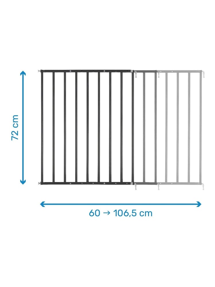 Babymoov Black Extendable XL Metal Baby Safety Gate - Image 6 of 6