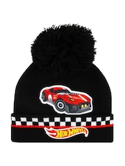 Character Black Hot Wheels Hat And Gloves Set - Image 2 of 5