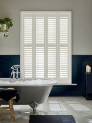 Silk White Malvern Made to Measure Shutters - Image 1 of 7