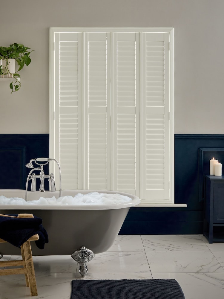 Silk White Malvern Made to Measure Shutters - Image 2 of 7