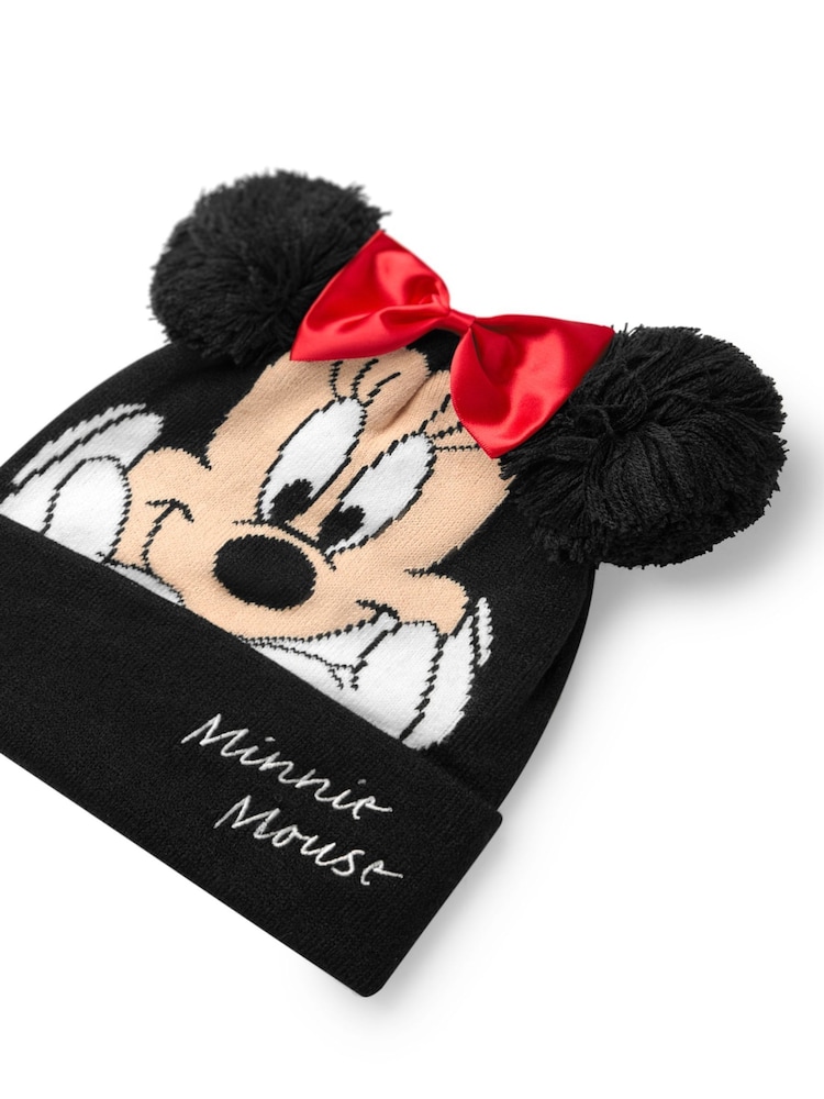 Vanilla Underground Black Kids Disney Character Winter Hat And Gloves Set - Image 5 of 5