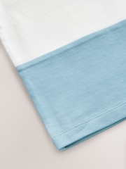 Blå/Gul - Kortermet T-skjorte med Fargeblokking (3mnd.–7år) (3mnd.–7år) - Bilde 8 av 8