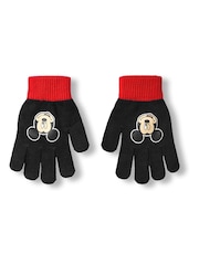 Vanilla Underground Black Chrome Kids Disney Character Winter Hat And Gloves Set - Image 2 of 5