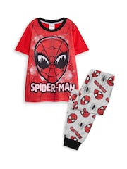 Vanilla Underground Red Boys Spiderman Long Leg Pyjamas - Image 1 of 6