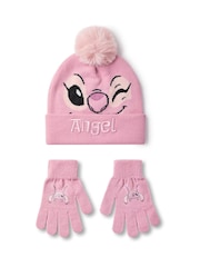 Disney Lilo & Stitch Girls Hat & Gloves Set - Image 1 of 5
