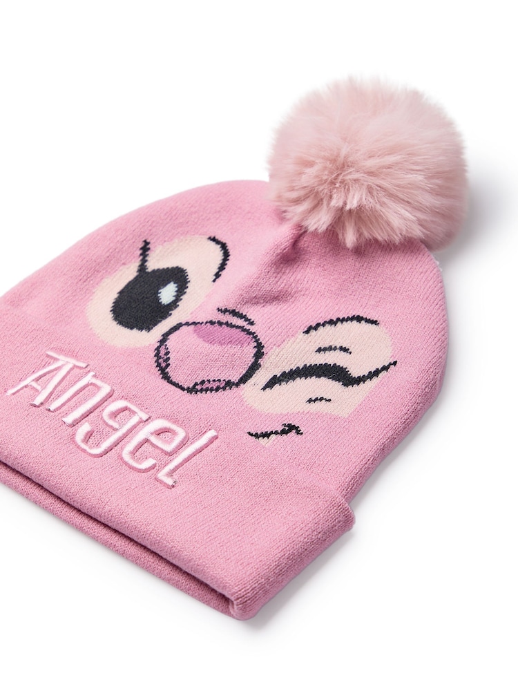 Disney Lilo & Stitch Girls Hat & Gloves Set - Image 5 of 5