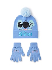 Disney Lilo & Stitch Girls Hat & Gloves Set - Image 1 of 5