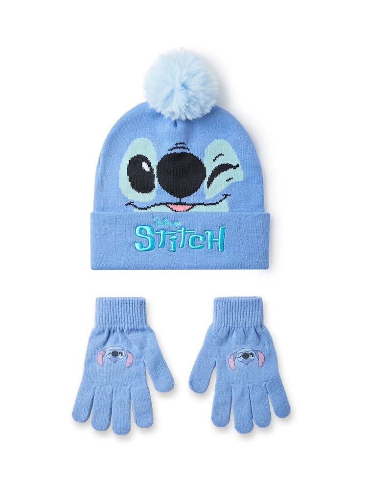 Disney Lilo & Stitch Girls Hat & Gloves Set - Image 1 of 5