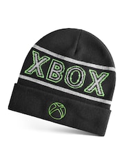 Vanilla Underground Black Xbox Boys Winter Beanie Hat - Image 3 of 6