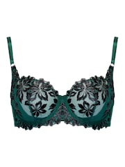Pour Moi Green Roxie Underwired Bra - Image 3 of 4