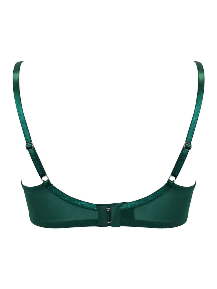 Pour Moi Green Roxie Underwired Bra - Image 4 of 4