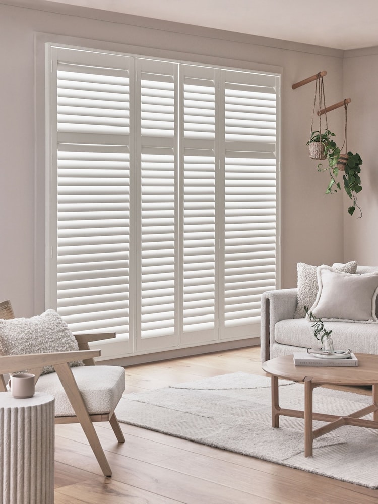 Soft White Hartford Made to Measure Shutters - Image 2 of 6