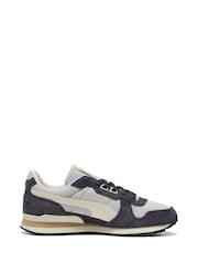Puma Grey RX 737 Vintage Trainers - Image 1 of 6
