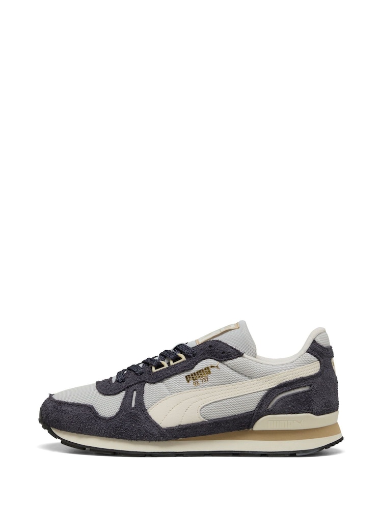 Puma Grey RX 737 Vintage Trainers - Image 2 of 6