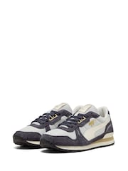 Puma Grey RX 737 Vintage Trainers - Image 3 of 6