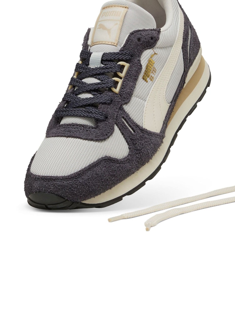 Puma Grey RX 737 Vintage Trainers - Image 6 of 6