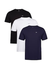 Luke 1977 Magic 100% Cotton Black T-Shirts 3 Pack - Image 1 of 11