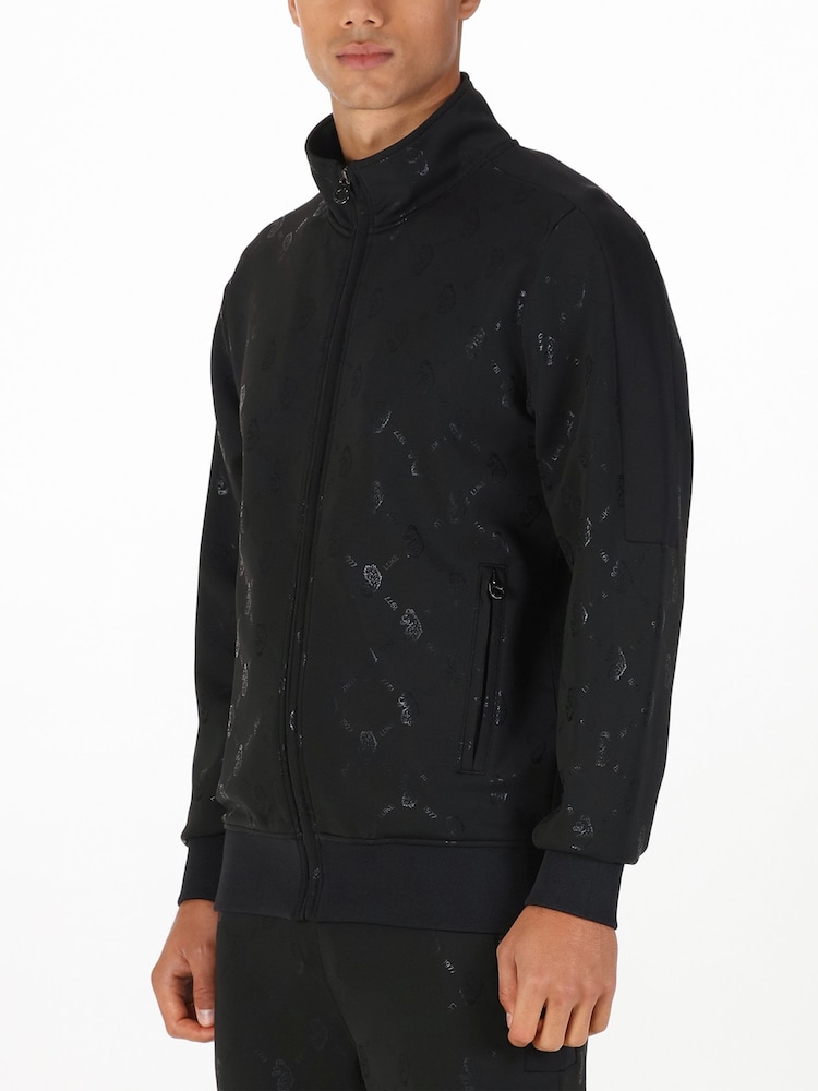 Luke 1977 Ronaldo Zip Black Sweat - Image 2 of 7