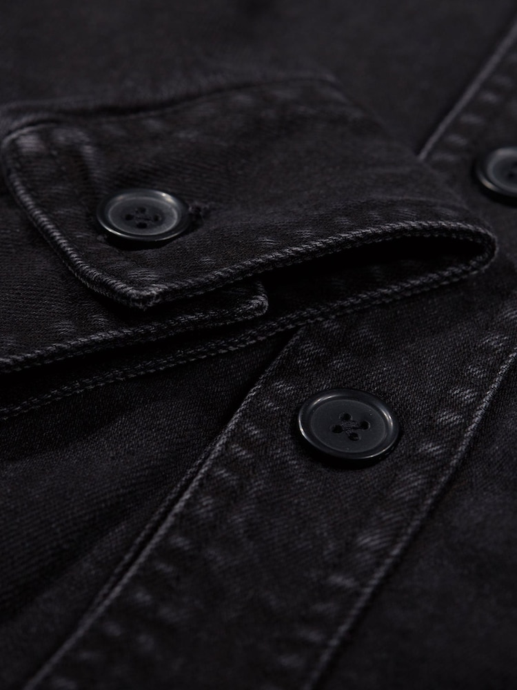 Luke 1977 Bala 2000 Midnight Black Shacket - Image 7 of 7