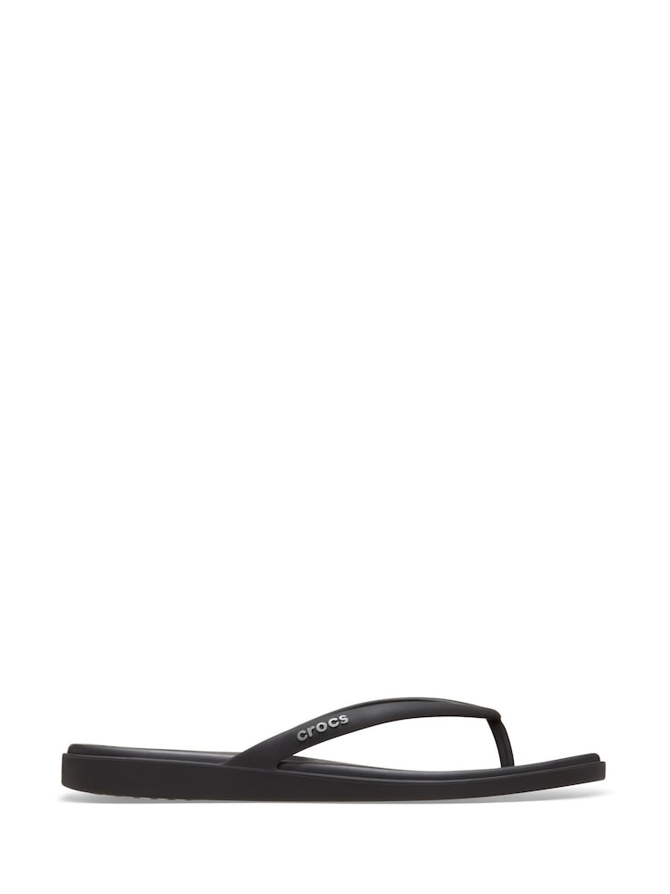 Crocs Black Miami Flip Sandals - Image 1 of 7