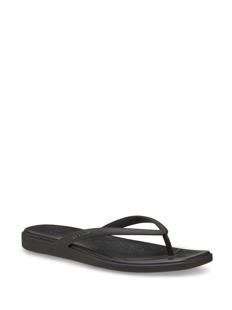 Crocs Black Miami Flip Flop Sandals - Image 6 of 10
