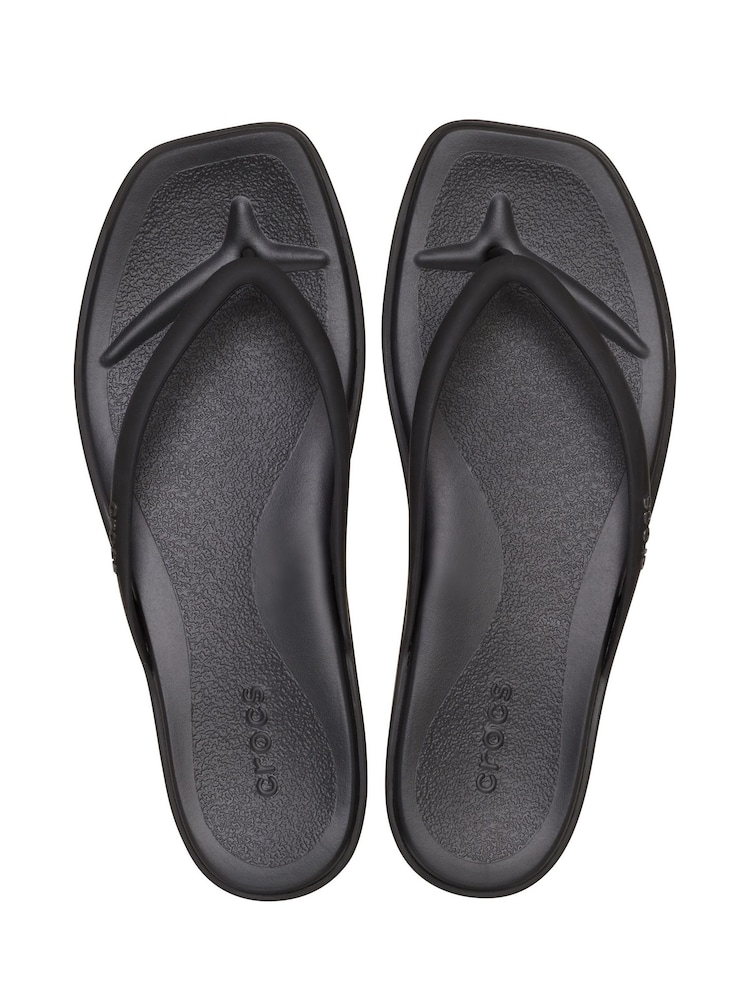 Crocs Black Miami Flip Flop Sandals - Image 9 of 10