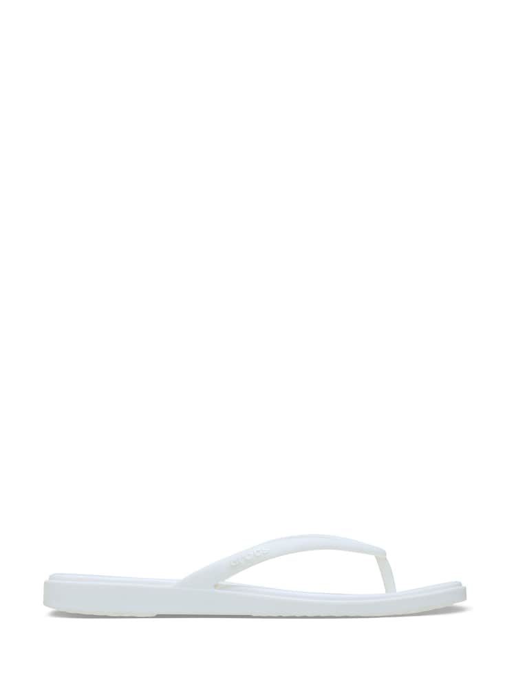 Crocs White Miami Flip Sandals - Image 1 of 7