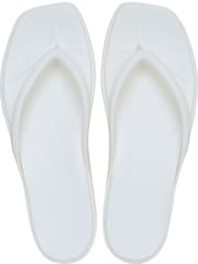 Crocs White Miami Flip Sandals - Image 6 of 7