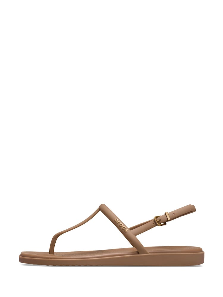 Crocs Brown Crocs Miami Thong Flip Sandals - Image 2 of 7