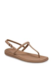 Crocs Brown Crocs Miami Thong Flip Sandals - Image 3 of 7