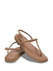 Crocs Brown Crocs Miami Thong Flip Sandals - Image 4 of 7