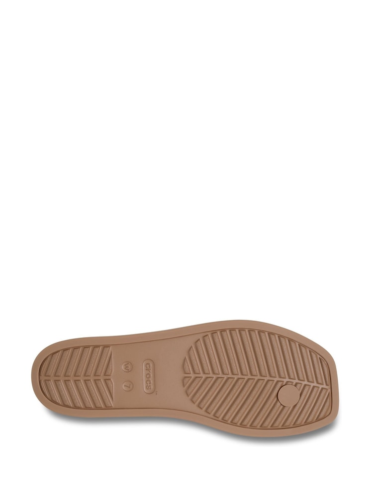 Crocs Brown Miami Flip Sandals - Image 7 of 7